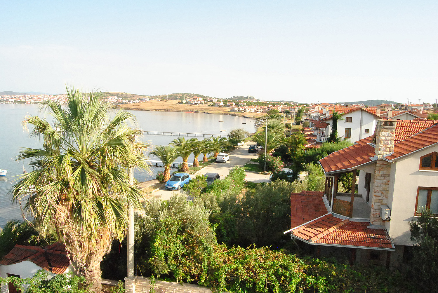 The view from Erol Hotel in Cunda Island