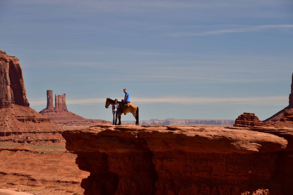 The Monument Valley Reserve on Horses